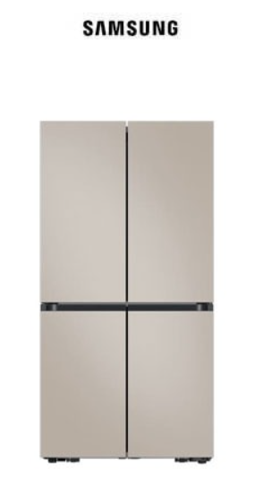 삼성전자 비스포크 냉장고 4도어 902L 에센셜베이지 RM70F90M2GD