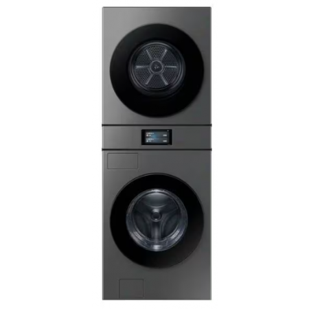 삼성전자 비스포크 그랑데AI 원바디 Top-Fit WH90F2520GBHS 25kg+20kg (다크스틸)