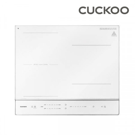 쿠쿠전자 화이트 인덕션 전기레인지 3구 CIR-E301FAW