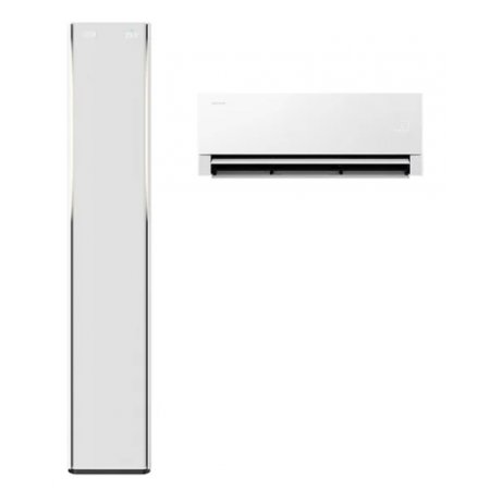 삼성전자 비스포크 AI 무풍콤보 갤러리 프로 청정 2in1 에어컨 19평형+6평형 (에센셜 화이트/에센셜 화이트) AF90H19D38WRS